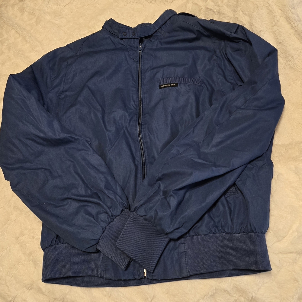 Men's Blue Vintage MEMBERS ONLY Jacket